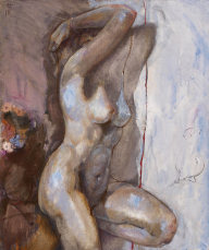 Model 100 90 oil on canvas